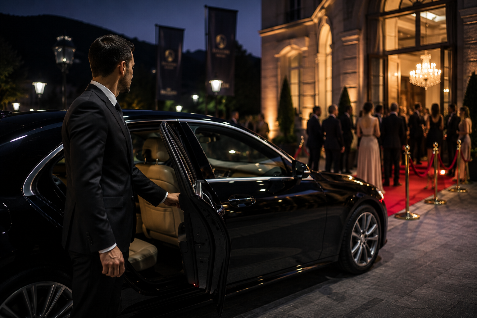 Chauffeur privé pour évènements SAM 12 VTC